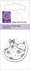 Clearstempelkissen Babydecke 