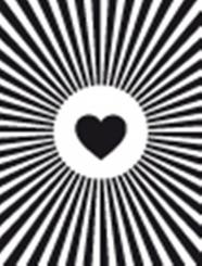 Stempel 4,5x3,5cm,Herz mStre ifen 