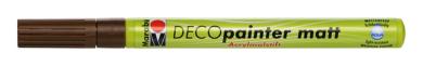 Deco Painter kakao 295, 1-2 1-2 mm Spitze, matt 