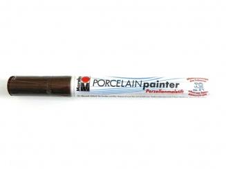 Porcelain Painter kakao 295, 1-2 mm, hochglänzend 