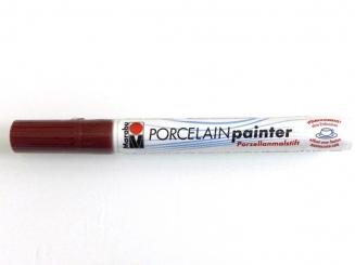 Porcelain Painter bordeaux 34, 3-4 mm, hochglänzend 