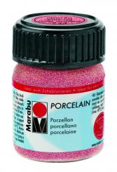 Porzellanfarbe Glitter Rot 
