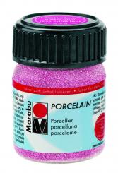 Porzellanfarbe Glitter Rosa 