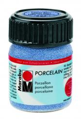 Porzellanfarbe Glitter Blau 