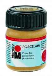 Porzellanfarbe Metallic Gold 