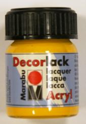 Decorlack mittelgelb 021 15 ml 