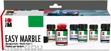 Marabu-easy marble Starterset 6 x 15 ml 