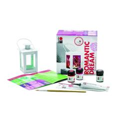 Marabu-Glas Laternen-Set viol 