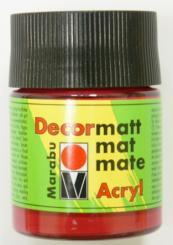 Decormatt 50ml Karmin 
