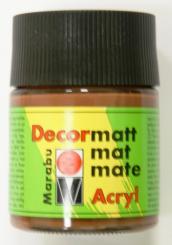 Decormatt 50ml Mittelbraun 