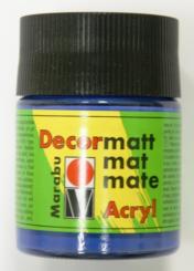 Decormatt 50ml Mittelblau 052 