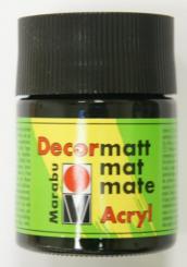 Decormatt 50ml Schwarz 
