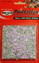 Pailetten 3000 St.,weiß 