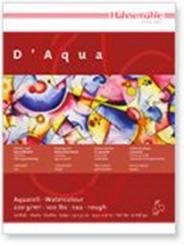Aquarellblock D'Aqua, 36x48cm 30 Blatt, 220 g/m², naturweiß, rau 