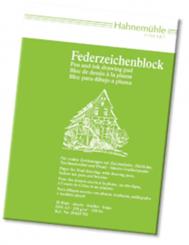 Federzeichenblock A4 10 Blatt, 250 g/m² 