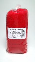 Filzwolle fein Signalrot, 50g Krempelvlies aus reiner Schurwolle v 