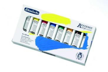 Akademie Acryl Kartonset ,8 x 20ml 