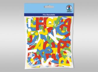 Bastelfilz 150g,150 Buchstabe 