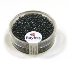 Rocailles 2 mm blutstein 17 g, mit Silbereinzug, nicht waschb 