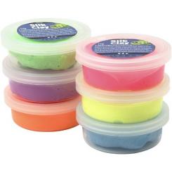 Silk Clay Sotiment 6 Stk.Neon 