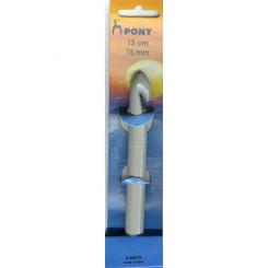 Wollhäkelnadeln ohne Griff, 15cm 15mm 