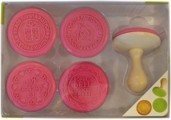 5 Torten  Stempel für induviduelles Tortendesign 