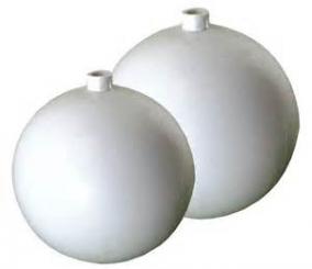 Gartenkugel weiß 10cm 