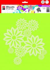 Silhouet Schablone 30x30cm Wild Blossoms 