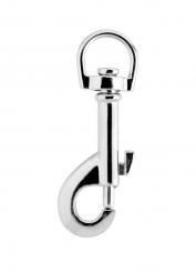 Paracord Karabinerhaken 65mm 1 Stück in Pack., chrom 