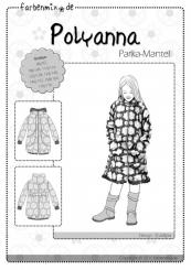 Schnittmuster Polyanna Parka-Mantel Schürze, Größen 86-152 