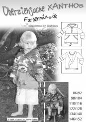 Schnittmuster Xanthos Überziehjacke Mehrgrößenschnittmuster 86-152 