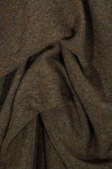 Feinstrick Malaga meliert,braun/grau 54%PL,24%WO,18%PC,4%VI,B155cm 