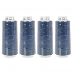 Trojalock 120, jeansblau 2500m 100% Polyester 