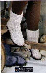 Handarbeitsartikel Ledersohlen für Hüttenschuhe Gr.30-35 