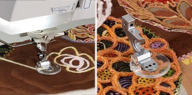 Brother Freihand Kordelaufnähfuß  für NV1, NV1e 