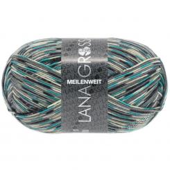 Meilenweit 100 Aspen, Farbe 1901  Lana Grossa , Sockenwolle 