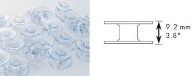 Bobbin Kunststoff-Spulen 9,2mm 10er Pack 