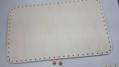 Flechtboden rechteckig 30x50cm 