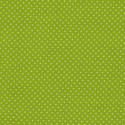 Baumwollstoff Judith,Tupfen hellgrün 148cm 