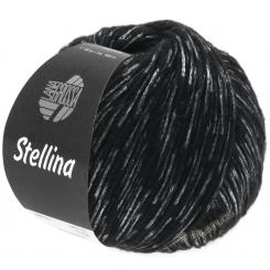 Stellina Schwarz, Violett/Schwarz Lana Grossa 