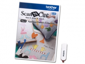 ScanNCut Designs Nr. 2 Applikationsmuster-Sammlung 