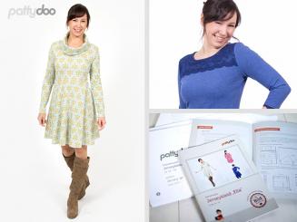 Schnittmuster Jerseykleid Ella by pattydoo, Größe 32-54 