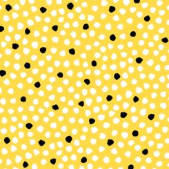 Baumwollstoff Tapsen gelb, 112cm Quilting Treasures, Fiona 