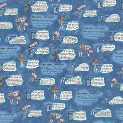 Baumwollstoff Sprüche, 112cm Quilting Treasures, 