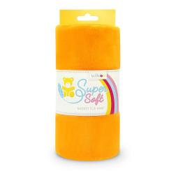 SuperSoft Plüsch Stoff SHORTY 1,5mm Florlänge, 75x100cm, orange 