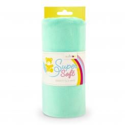 SuperSoft Plüsch Stoff SHORTY 1,5mm Florlänge, 75x100cm, mint 