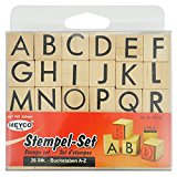 Stempel Set ABC 26 Stempel per Set 