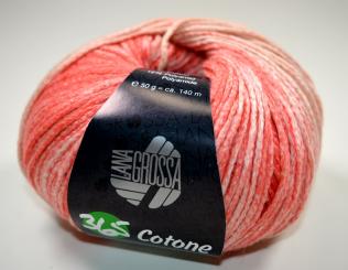 365 Cotone Print, beige/camel/rot/ Lana Grossa , lachsrosa 