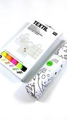 Textilstifte Set Neon 5 Stifte 