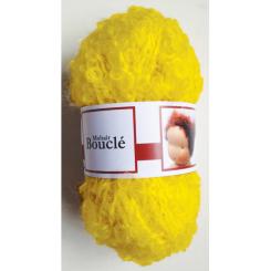 Mohair Bouclé Locke, gelb-blond 50g 